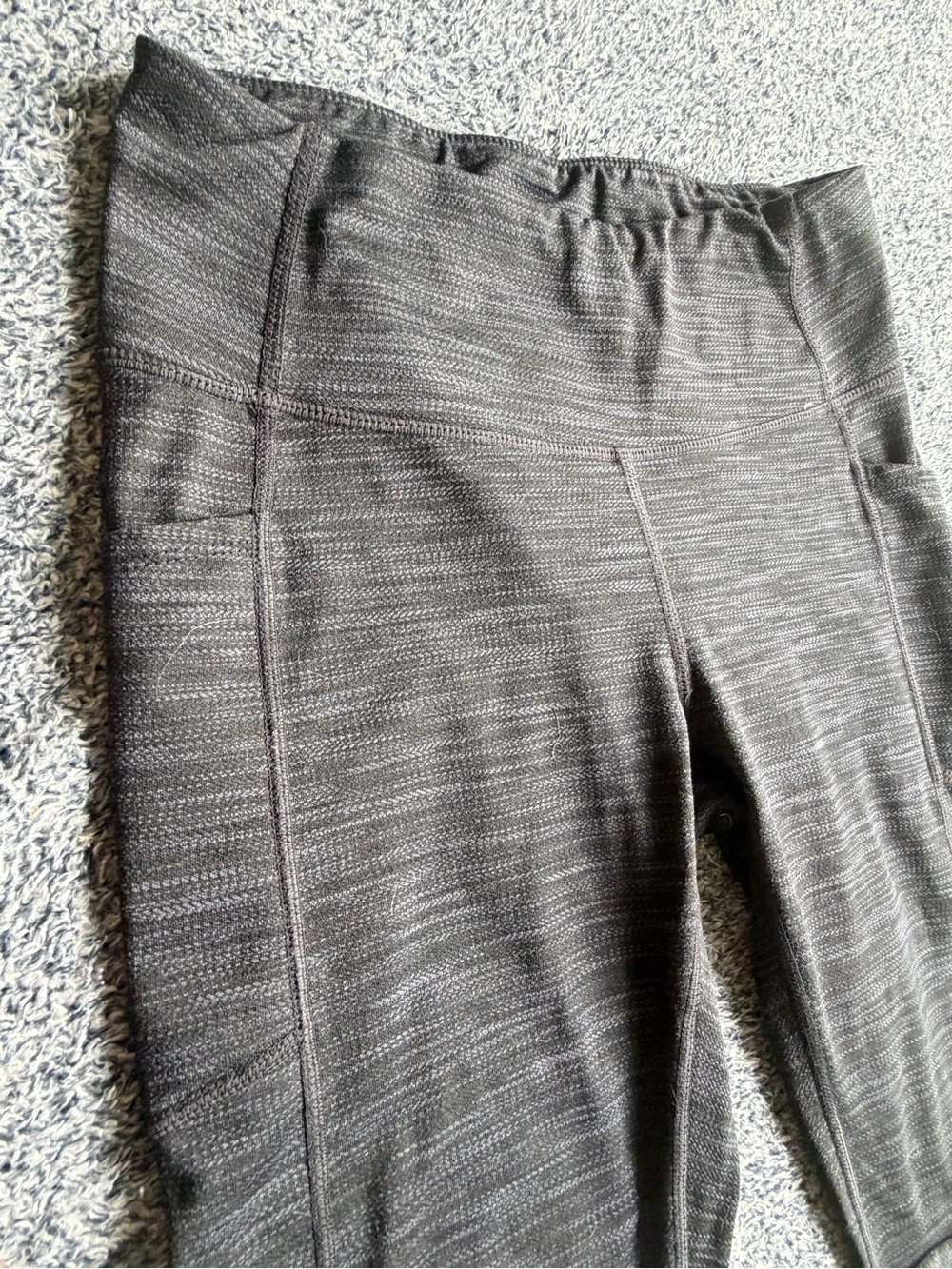 Mondetta Charcoal Heather High-Rise Leggings Size Small - Picture 4 of 9